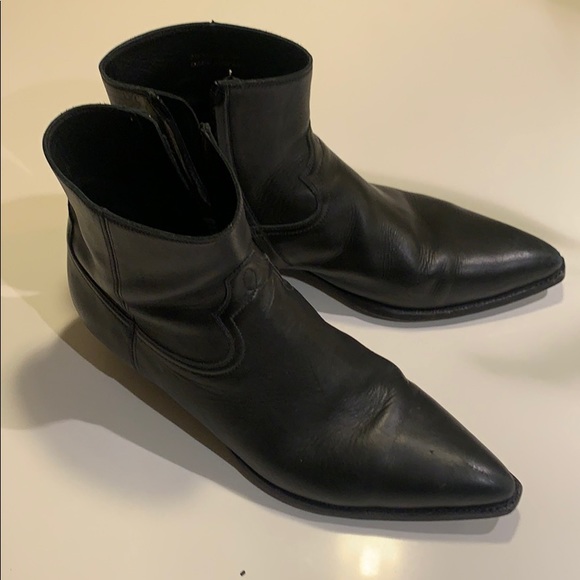 Black 45.5 Saint Laurent boots - Picture 1 of 3